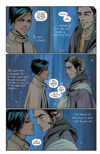 Illustration for article titled Brian K. Vaughan talks Saga, one of the year's best science fiction comics